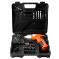 45 Pieces 4.8V Rechargeable Electric Cordless Screwdriver Drill Set