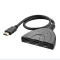 3-Port HDMI Switch with Pigtail Cable