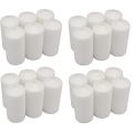 Exquisite And Long-lasting Pillar Candles - White / 24 Piece