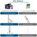 Stylus Drawing Pen Compatible with iPad & Other Touchscreens- Silver - Easy Trade