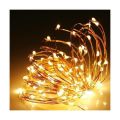 Pack of 2 - 10m Solar Copper Fairy Lights - Warm White