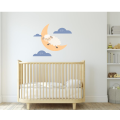 Nursery Room Wall Sticker - Sheep on Moon