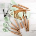 Silicone kitchen utensils - Green
