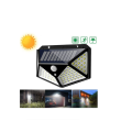 100 LED Solar Motion Sensor Wall Lights - 4 Pack