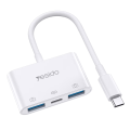 YESIDO- GS16 - Dual-USB 3.0 To Type-C OTG Adapter