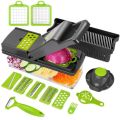 Multifunctional 16pcs Vegetable chopper, Slices, Dice and Grater
