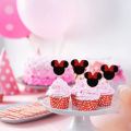 Minnie Mouse inspired Cupcake Toppers 24 PCS