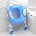 Foldable Baby Toilet Potty Training Seat Ladder - Blue
