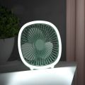 USB Charging 3 Speed Wall Fan Table Standing Fan with LED Light