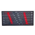 Ampro 16 Piece Long Style Combination Sae and Metric Wrench Set