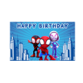 Kids Party Banner - Spidey and Friends