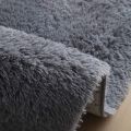 Light fluffy shaggy Rug/Carpet - Blue-Grey(Second hand)