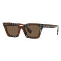Burberry Briar 4392u 3966/73 52 check Brown Sunglasses