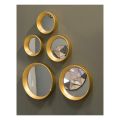 Decorative 5-Piece Round Mirror Set