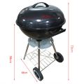 Portable Charcoal BBQ Grill Outdoor Grilling with Lid Picnic Camping Patio