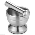 Kitchen Stainless Steel Mortar and Pestle Set