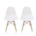 Turin Lifestyle Chair  White (Set of 2 Chairs)