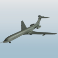 1:400 Scale, Royal Air Force, Vickers VC-10, Diecast Alloy Display Model