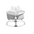 Safety Cradle Bed Newborn System Multifunctional Baby Crib Cot 6 in 1 -Grey