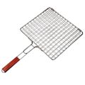 Stainless Still Folding Grill Grid for Camping and Outdoor Braai