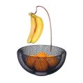 Berlinger Haus 29cm Fruit Basket with Banana Holder - Black Rose Collection (SKEWED)