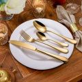 Cutlery Set - 24 Piece Gold
