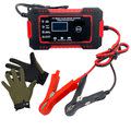 146 x 81mm 12V Smart 3 Mode Pulse Lead-Acid Battery Repair Charger & Gloves