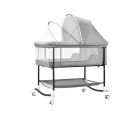 Baby Cradle Swing Crib (Grey)