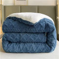 Bedding Thicken Lamb Cashmere Blanket - Double/Queen - Blue