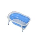 Portable Baby Inflatable Bathtub Thickening Folding Washbowl Tub-Pink/Blue (COLOR: PINK)