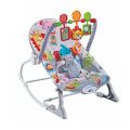 Hu-Baby Infant-to-Toddler Vibrating Musical Rocker - Grey