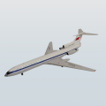 1:200 Scale,Tupolev TU-154B2 Aeroflot, Diecast Alloy Display Model Airplane