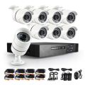 8 Channel 5MP AHD Latest Software CCTV System + HDMI + Phone Viewing + Waterproof Cameras