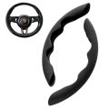Universal Car Anti-Skid Plush Steering Wheel Covers - 2 Piece