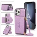 Leather with Adjustable Crossbody Strap Shockproof Wallet Case For iPhone 12 Pro Max