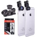 Universal 3-in-1 Cell Phone Camera Lens Kit - Open Box
