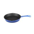Gourmand - Round Cast Iron Skillet Pan | Blue