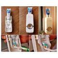 Touch Me Automatic Toopaste Dispenser and Toothbrush Holder Set - Wall Mounted