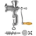 Heavy Duty Hand Operated Kitchen Meat Mincer, Beef Grinder & Sausage Clamp (Size: 10)