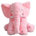 Kids Elephant Pillow Pink