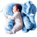 Baby Elephant Pillow (Blue)
