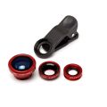 Universal 3-in-1 Cell Phone Camera Lens Kit - Open Box