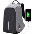 Anti-Theft Waterproof Travel Laptop Backpack - black- grey and navy blue