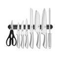 Berlinger Haus 9 Pieces Stainless Steel Knife Set with Magnetic Hanger & Bag (READ DESCRIPTION)