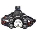 Rechargeable LED Headlight Zoom Head Lamp
