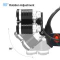 Rechargeable LED Headlight Zoom Head Lamp