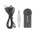 Bluetooth V3.0 Wireless Stereo Audio Music Receiver 3.5mm Handsfree Car AUX
