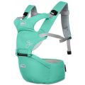 Baby Carrier with Hip Seat - green