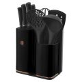 Berlinger Haus 12 Piece Knife Set with Stand and Kitchen Tools - Black Rose (DISPLAY MODEL)