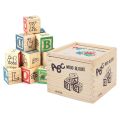 48 Piece ABC Wood Blocks Set ( 3 PIECES CRACKED)